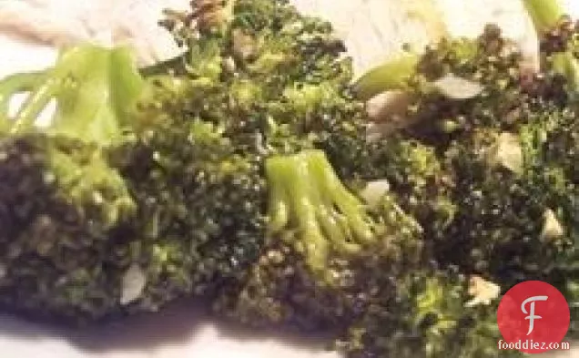 Broccoli in Roast Chicken Drippings