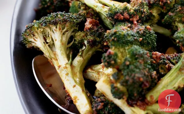 Roasted Broccoli with Ancho Butter
