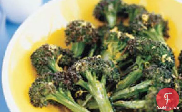 Roasted Broccoli with Brazil-Nut Pesto