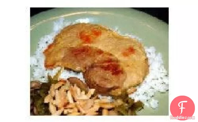 ऑरेंज स्पाइस पोर्क चॉप्स