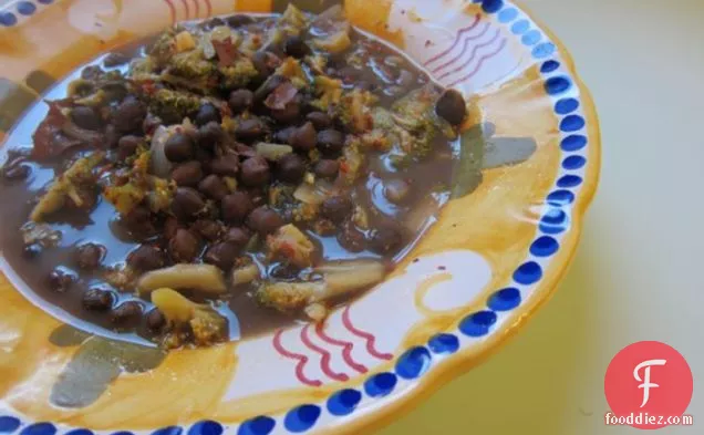 काला चना और ब्रोकली का सूप