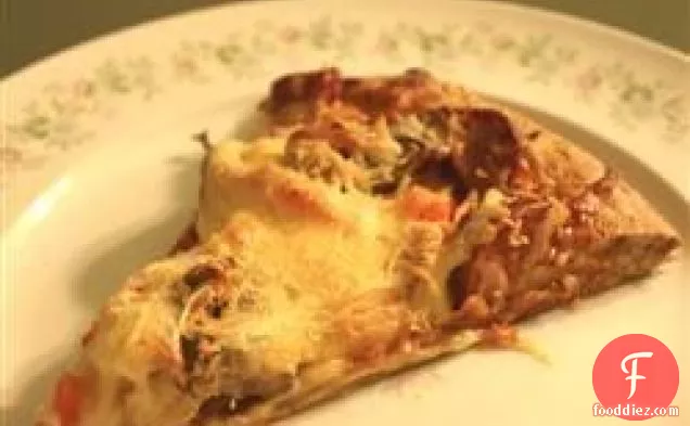 Chicken and Chourico Pizza