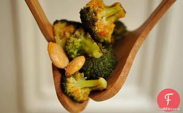 Roasted Broccoli With Smoked Paprika Vinaigrette And Marcona Al
