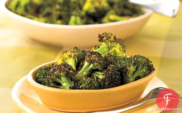 Roasted Broccoli with Orange-Chipotle Butter