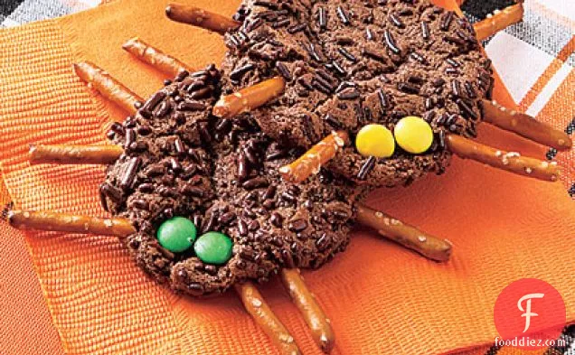 चॉकलेट-कुकी मकड़ियों