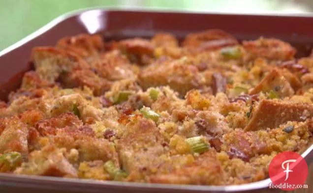 Country Cornbread Dressing with Pecans