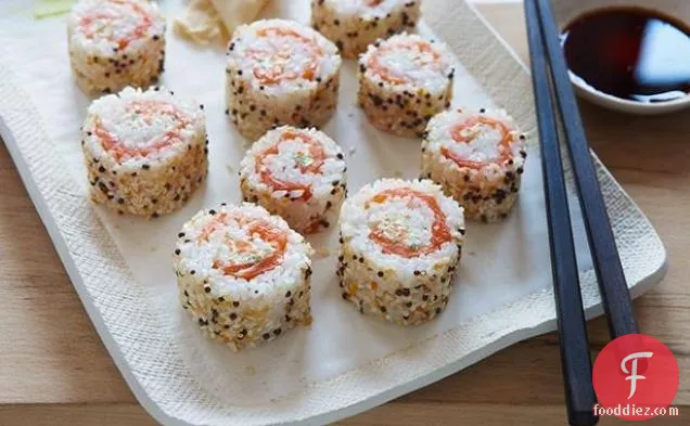 Everything Bagel Sushi Rolls