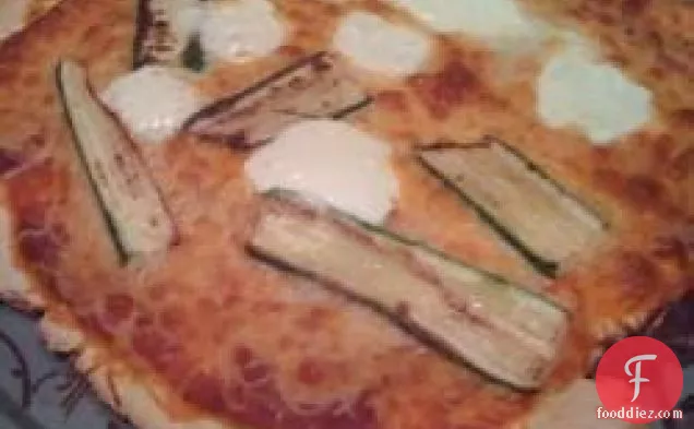 Mascarpone Zucchini Pizza