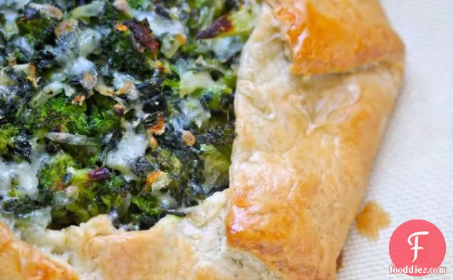 Rustic Broccoli & Spinach Pie Recipe