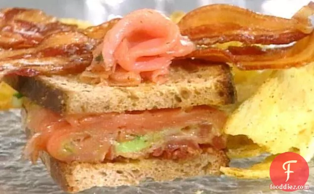 Gravlax Club Sandwich