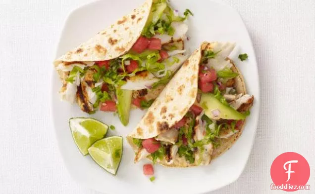 Fish Tacos With Watermelon Salsa