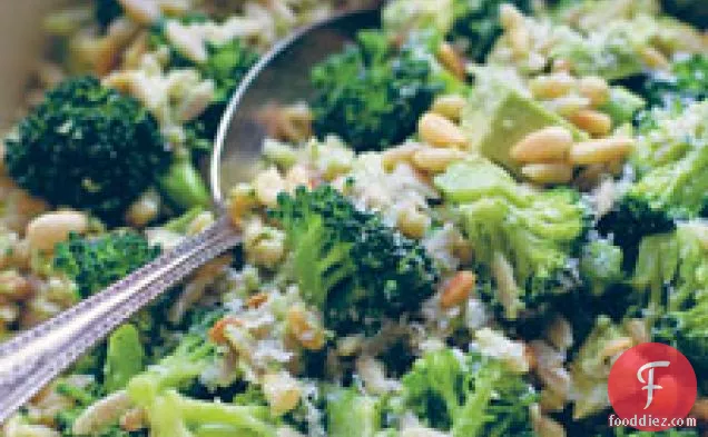 Whole-wheat Orzo Salad With Broccoli-pine Nut Pesto