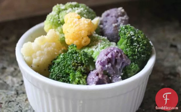 Rainbow Broccoli Parmesan Recipe