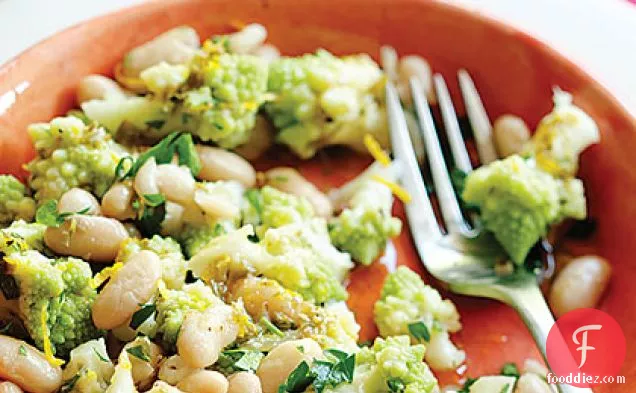 Romanesco Broccoli and Cannellini Bean Salad