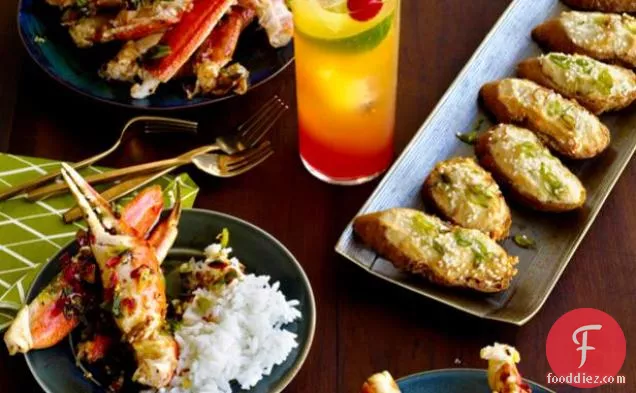 Spicy Peppered Crab Legs