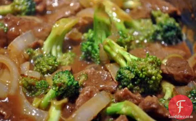 Ginger Beef with Broccoli