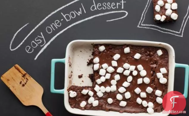 One Bowl Cocoa Brownies