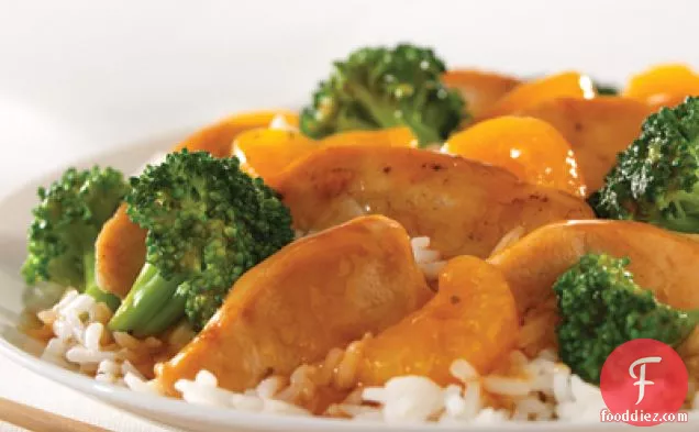 Mandarin Chicken With Broccoli For Two