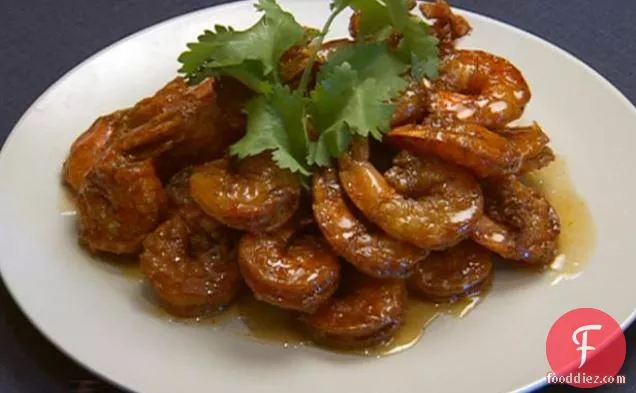 Bering Sea Shrimp with Spicy Glaze