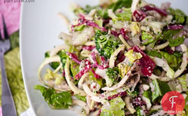 Veggie Salad With Broccoli Salad Dressing