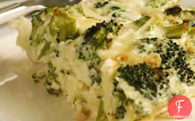 Crustless Broccoli and Cheese Quiche