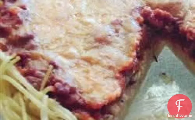 Beef and Spaghetti Pie