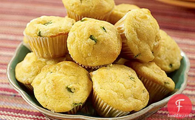 मिनी मसालेदार पनीर Muffins