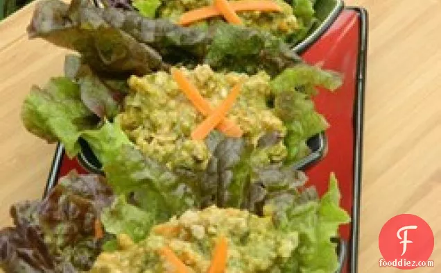 Thai Curry Pork Lettuce Wraps (Nam Prik Ong)