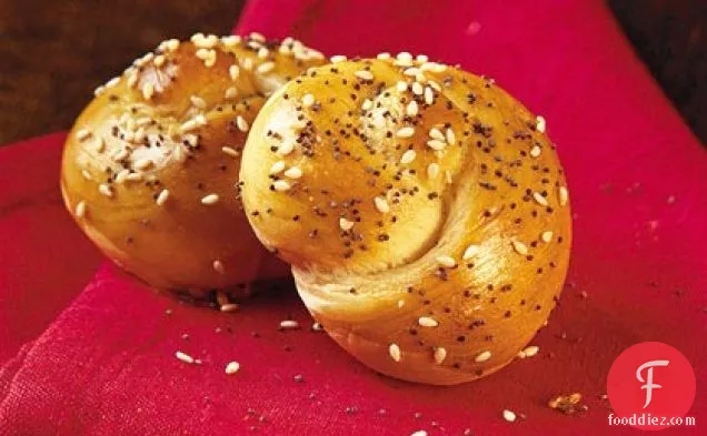 Two-Seed Bread Knots