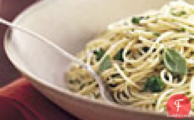 Angel Hair Pasta With Broccoli And Herb Butter