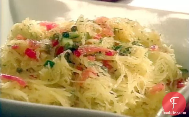 Spaghetti Squash with Lemon and Capers