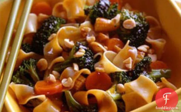 Broccoli-peanut Stir-fry With Noodles