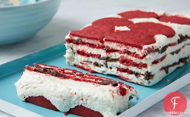 Red Velvet Ice Box Cake