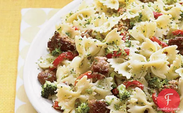Bowties with Broccoli and Sausage