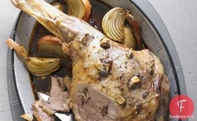 Roast Lamb With Anchovies