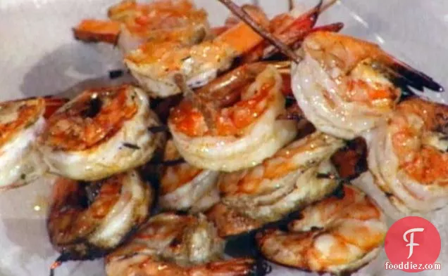 Shrimp Shish Kebabs - Spiedini di Scampi