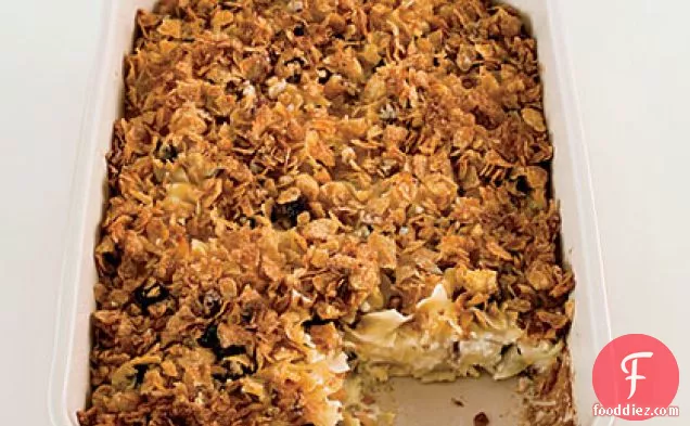 Sweet Noodle Kugel with Dried Cherries