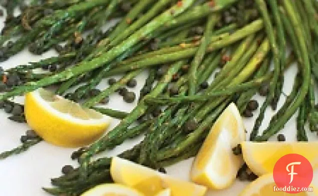 Roasted Asparagus With Capers And Lemon
