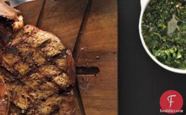Grilled Steak With Caper Sauce