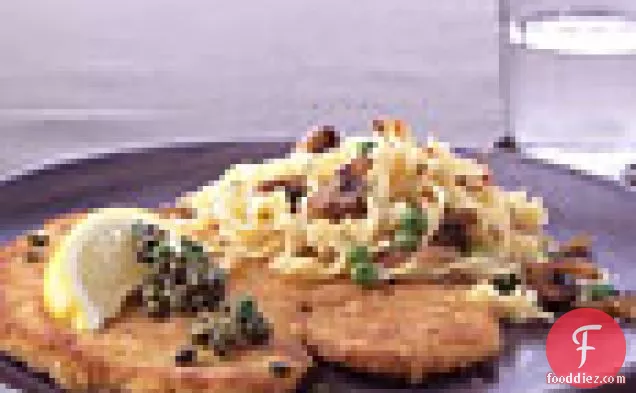 Chicken Schnitzel with Capers and Parsley