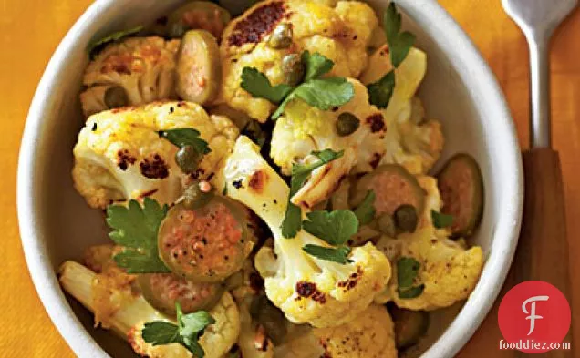 Curried Cauliflower with Capers