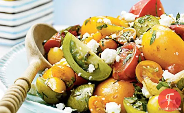 Heirloom Tomato Salad with Herbs and Capers