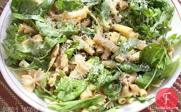 Summer Pasta Salad With Baby Greens