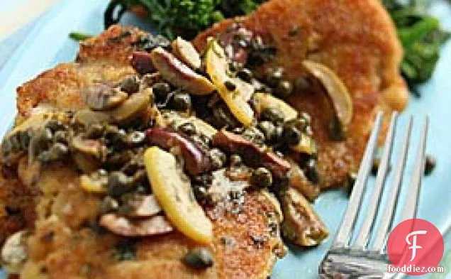Pork Tenderloin With Lemon, Capers And Olives