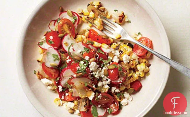 Mexican Broiled Corn Salad