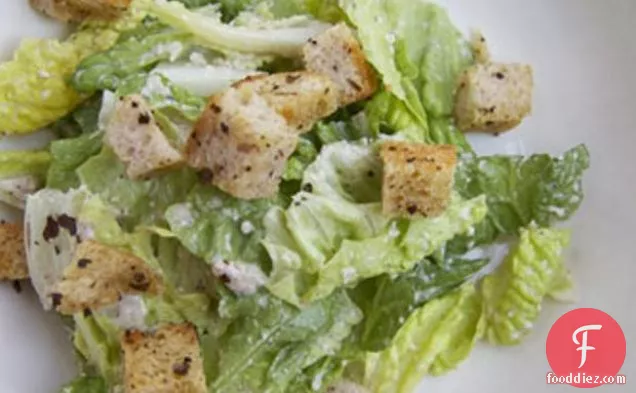 Un-caesar With Rosemary And Thyme Croutons