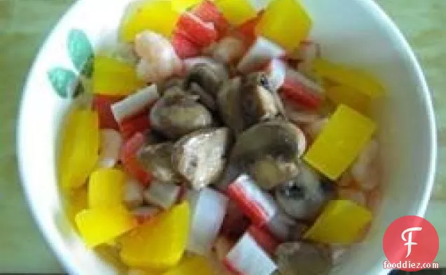 Crab and Shrimp Pasta Salad