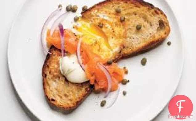 Egg In A Hole With Smoked Salmon Recipe