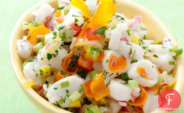Scallop Ceviche with Candied Citrus
