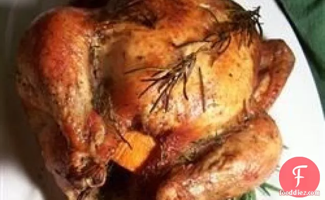 ऑरेंज हर्ब भुना हुआ चिकन